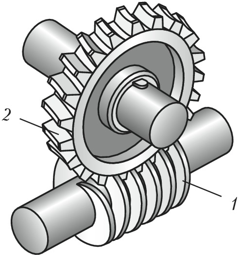 Рисунок червячной передачи
