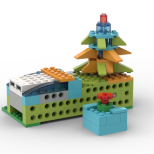Новогодняя ёлка Lego Wedo 2.0